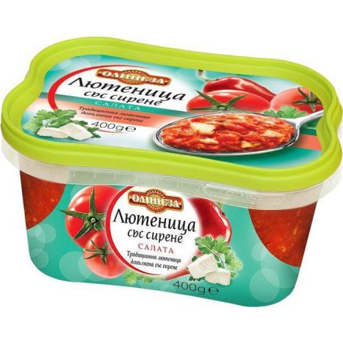 Олинеза Лютеница със сирене (400 г)