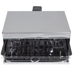 Termomax парти грил с метална скара, 800W, TR202G (1 бр.)