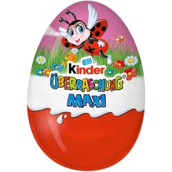Kinder Maxi шоколадови яйца за момиче (100 г)