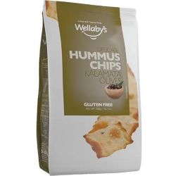 Wellaby's безглутенов чипс от хумус с маслини каламата (120 г)