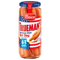 Meica кренвирши за хот дог Trueman's, 7 бр. (540 г)