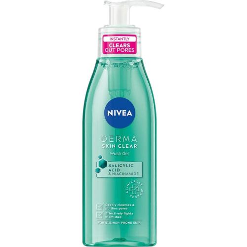 Nivea Derma Skin Clear измиващ гел (150 мл)