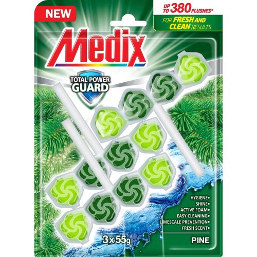 Medix Total Power Guard тоалетно блокче бор, 3 бр. х 55 г (165 г)
