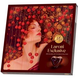 Milete Larotti Exclusive шоколадови бонбони млечен шоколад с вишнев крем (90 г)