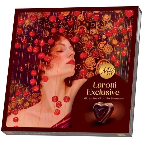 Milete Larotti Exclusive шоколадови бонбони млечен шоколад с вишнев крем (90 г)