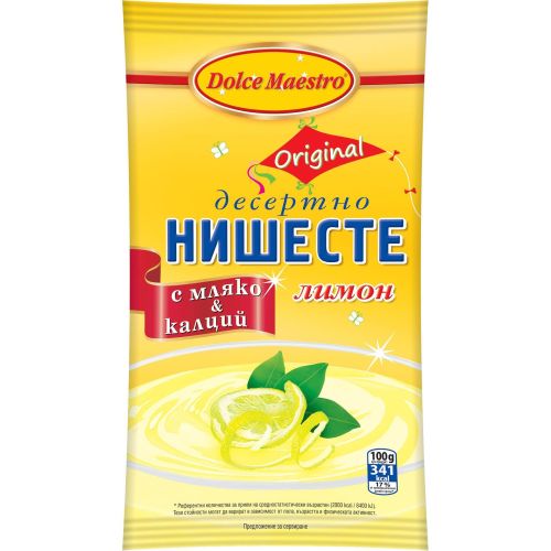 Dolce Maestro нишесте лимон с мляко и калций (80 г)