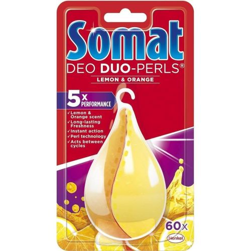 Somat ароматизатор за миялни машини лимон и портокал, 60 измивания (17 г)