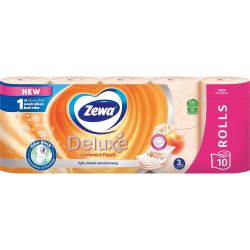 Zewa Deluxe Cashmere Peach трипластова тоалетна хартия (10 бр.)