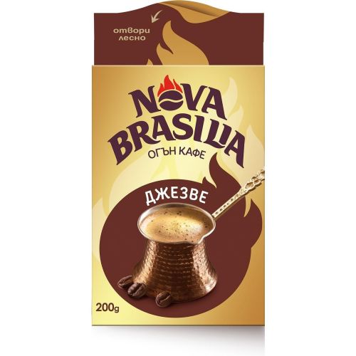 Nova Brasilia Джезве мляно кафе (200 г)
