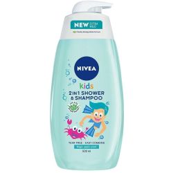 Nivea Kids душ гел и шампоан за момчета (500 мл)