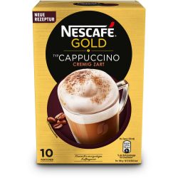 Nescafe разтворимо кремообразно капучино, 10 бр. х 14 г (140 г)