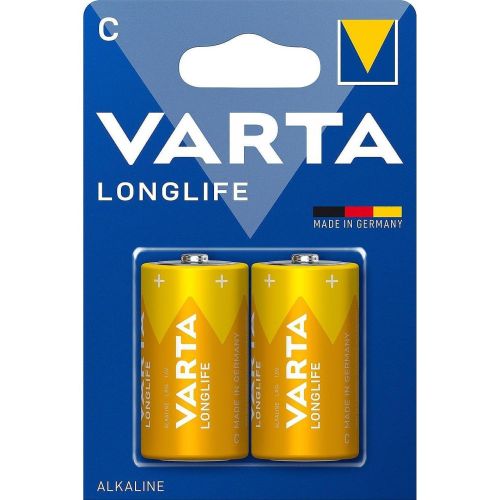 Varta Longlife алкални батерии C (2 бр.)