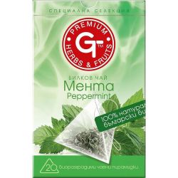 GT Premium чай мента, 20 пакетчета (30 г)