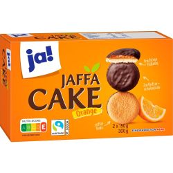 JA! Jaffa Cake бисквити с портокалов пълнеж и тъмен шоколад (300 г)