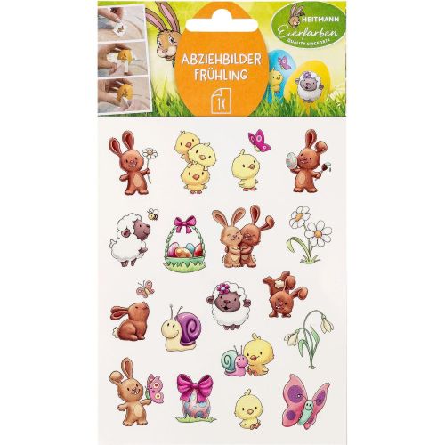 Heitmann великденски водни стикер "Традиционни", 1 лист (1 бр.)