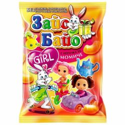 Зайо Байо Girl снакс с играчка за момиче (40 г)