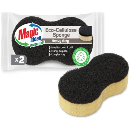 Magic Clean Premium Eco целулозна гъба за замърсени повърхоности (1 бр.)