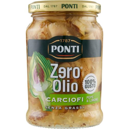 Ponti Zero Olio артишок с черен пипер и лимон (300 г)