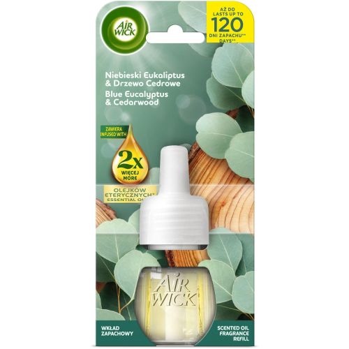 Air Wick Blue Eucalyptus & Cedarwood пълнител за електрически ароматизатор (19 мл)