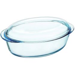 Pyrex Essentials овална тава с капак, 4 л (1 бр.)