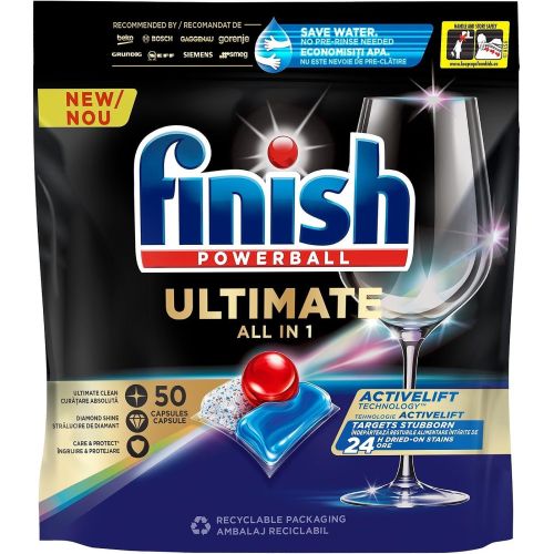 Finish Powerball Ultimate All In 1 таблетки за миялна (50 бр.)