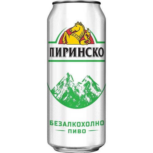 Пиринско безалкохолна бира в кен (500 мл)