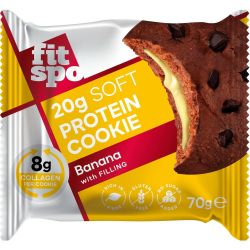 Fit Spo протеинова бисквита с 20 г протеин, банан (70 г)