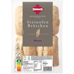 Sinnack хлебчета на каменна пещ за фурна, 4 бр. х 75 г (300 г)