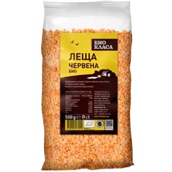 Био Класа био леща червена (500 г)
