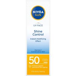 Nivea Sun Uv Face Shine Control слънцезащитен лосион, SPF30 (50 м)