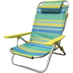 Плажен стол Oxford, с пет позиции, 62 х 63 х 78 см (1 бр.)