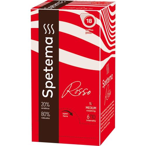 Spetema Pod Espresso Rosso кафе на дози, 18 бр. х 7 г (126 г)