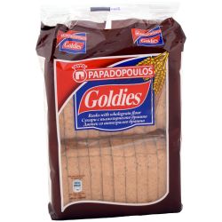 Papadopoulos Goldies сухари с пълнозърнесто брашно (160 г)