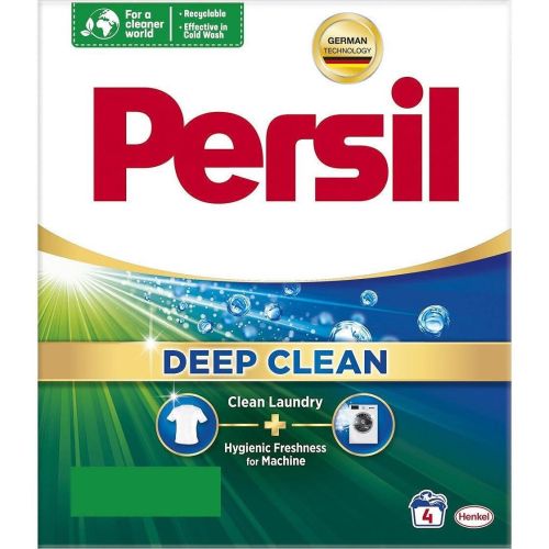 Persil Deep Clean прах за пране за бяло пране, 4 пранета (220 г)