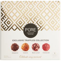 Pure Chocolate Truffles Gold Selection млечни шоколадови трюфели асорти (135 г)