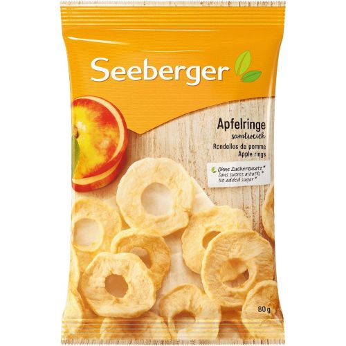 Seeberger ябълкови резенчета (80 г)