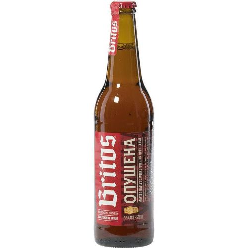 Britos опушена бира в стъклена бутилка (500 мл)