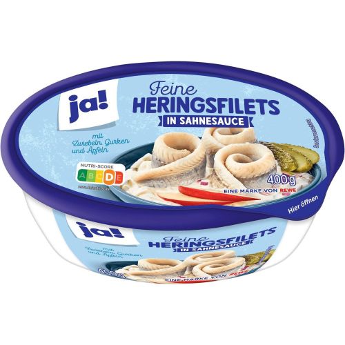 Ja! филе от херинга със сметана (400 г)