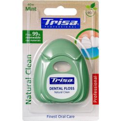 Trisa Natural Clean конец за зъби, 40 м (1 бр.)