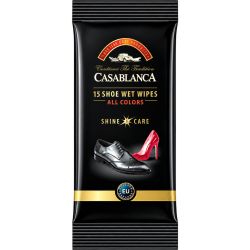 Casablanca влажни кърпички за обувки (15 бр.)