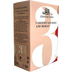 Chateau Copsa червено вино каберне совиньон и мерло, Bag in Box (3 л)
