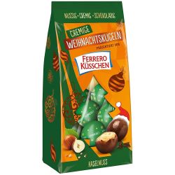 Ferrero Kuesschen кремообразни коледни топки с лешници (100 г)