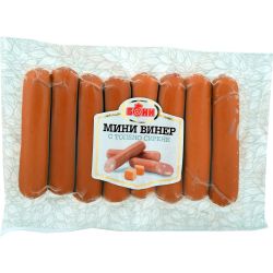 Бони мини винер с топено сирене (200 г)