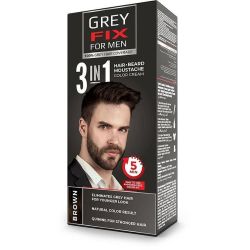 Grey Fix боя за коса за мъже, кафяво (40 мл)