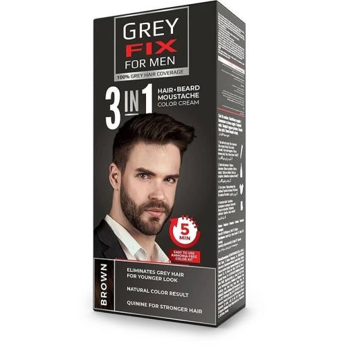 Grey Fix боя за коса за мъже, кафяво (40 мл)
