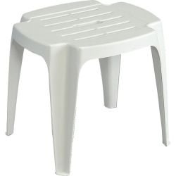 IPAE Progarden Calypso маса за шезлонг, бяла (1 бр.)