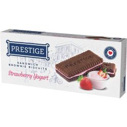 Prestige Oh La La брауни сандвич бисквити с ягоди и йогурт (134 г)