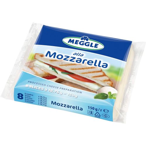 Meggle топено сирене моцарела (150 г)