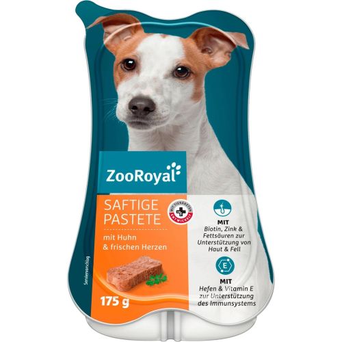 ZooRoyal кучешка храна с пилешко и сърца (175 г)