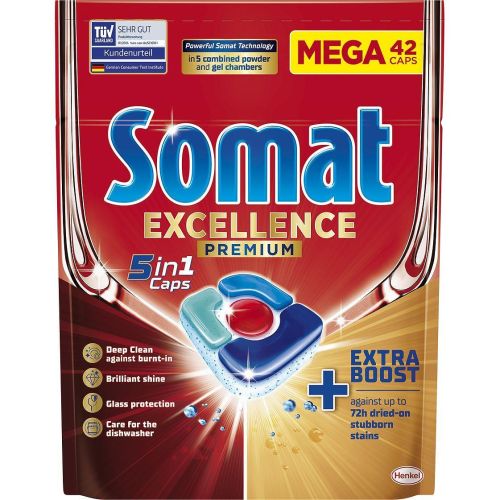 Somat Mega 5in1 таблетки за миялна машина (42 бр.)